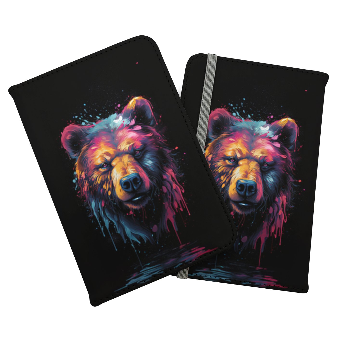 Splashart Bear Face Passport Cover