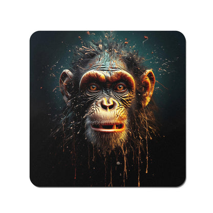 Splashart Monkey Face Coasters