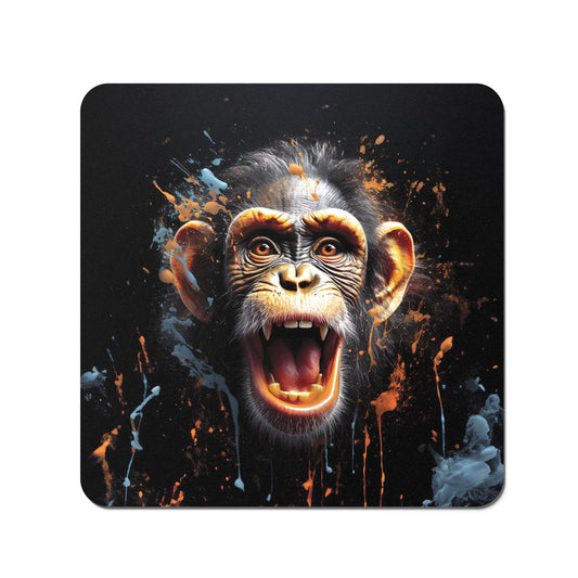 Monkey Face Splashart Coasters