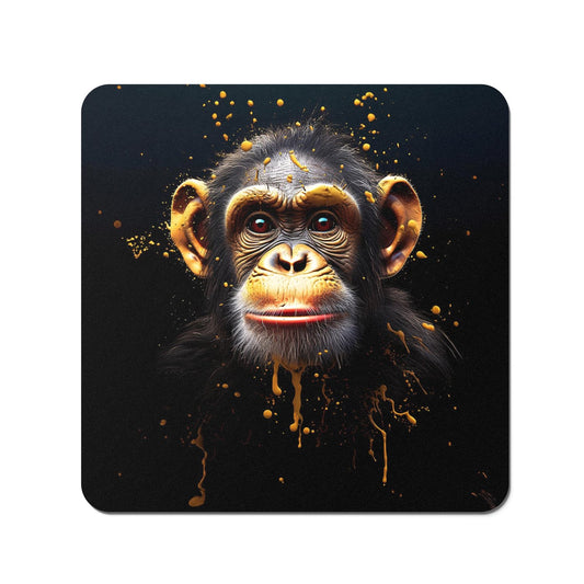 Splashart Cheeky Chimp Face Coasters