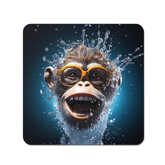 Splashart Cheeky Chimp Face Coasters