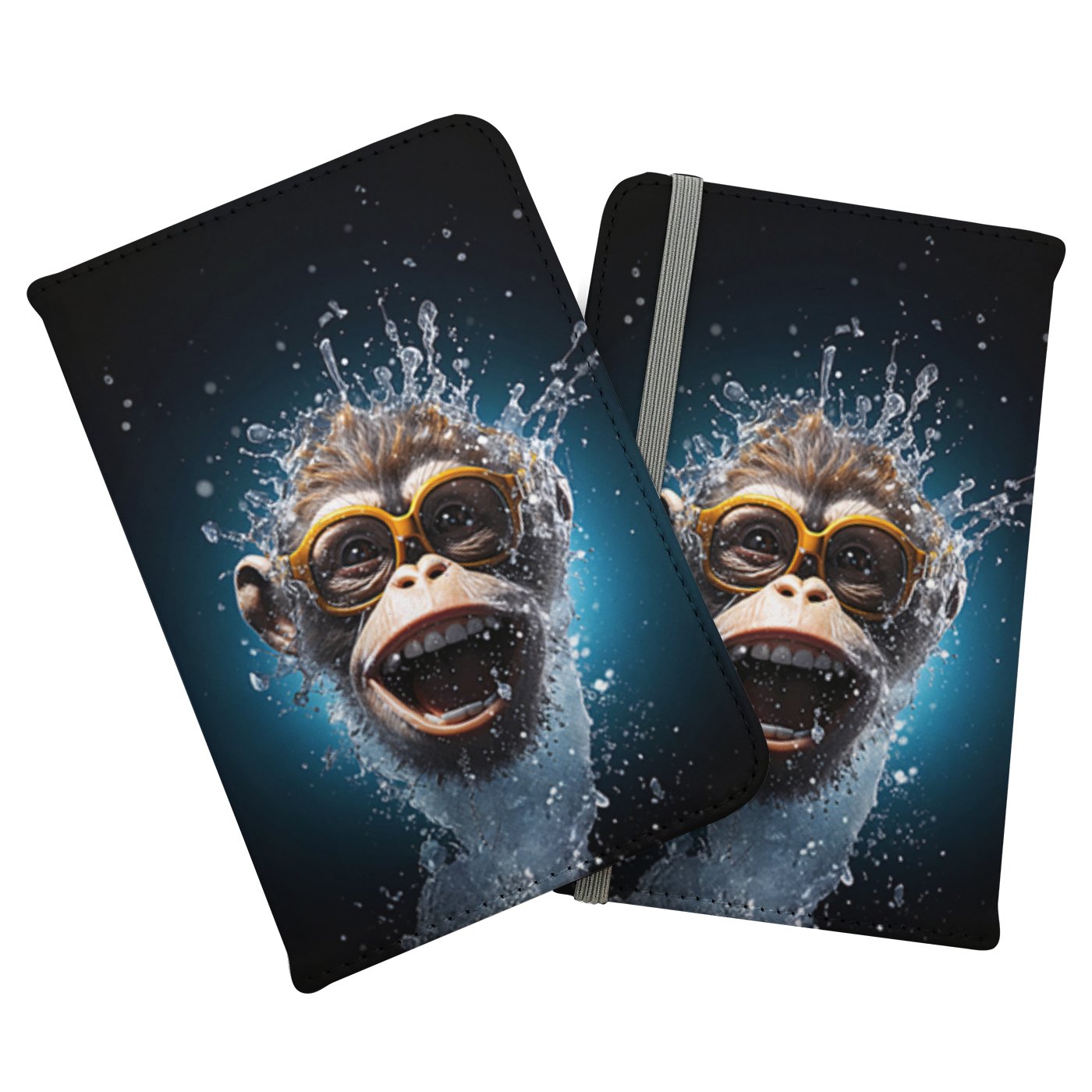 Splashart Cheeky Chimp Face Passport Cover