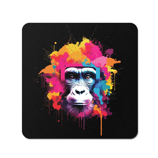 Multi Coloured Monkey Face Coasters