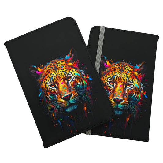 Splashart Leopard Face Passport Cover