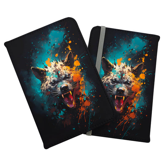 Splashart Angry Hyena Face Passport Cover