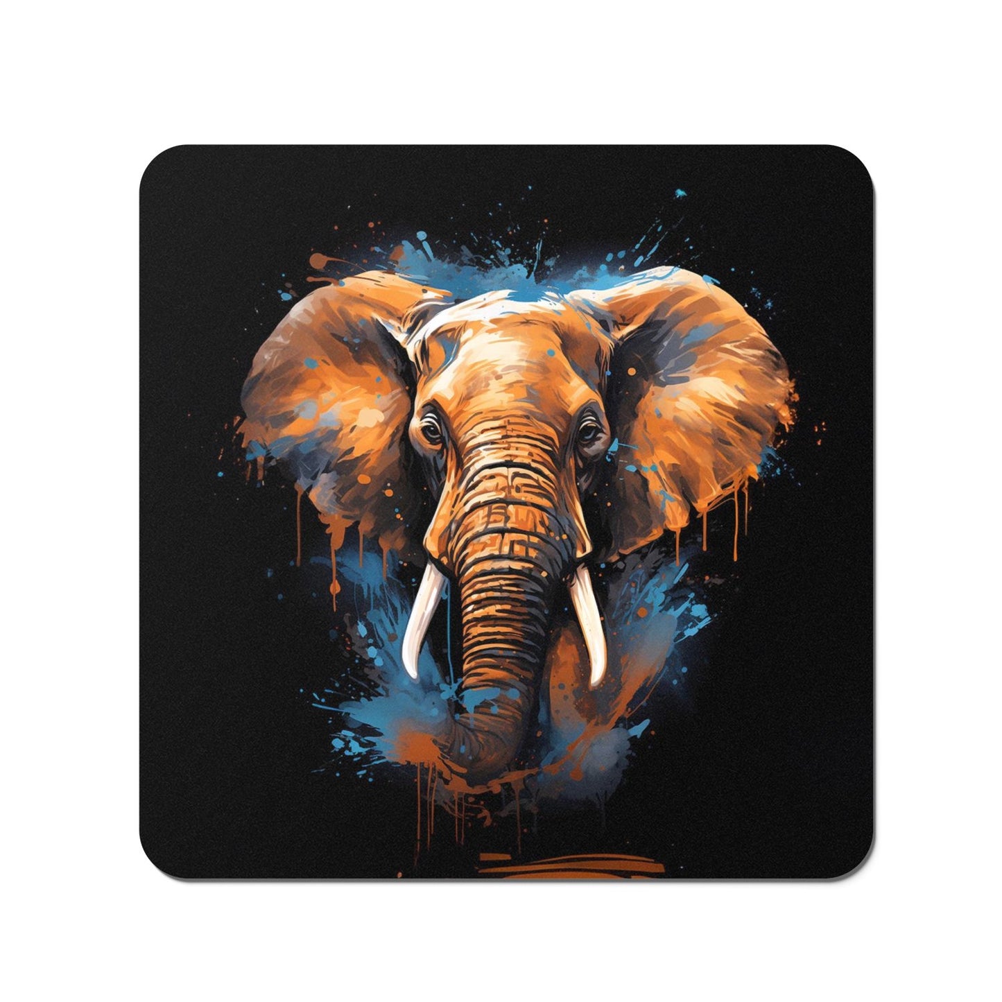 Splashart Elephant Blue Coasters