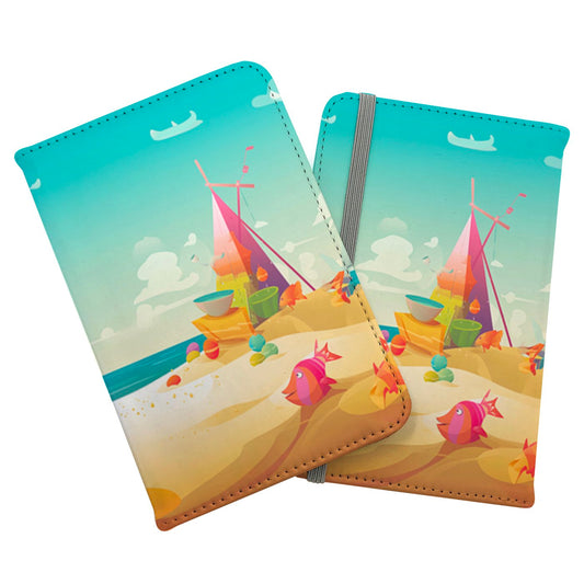 Fish On A Beach Holiday Passport Cover