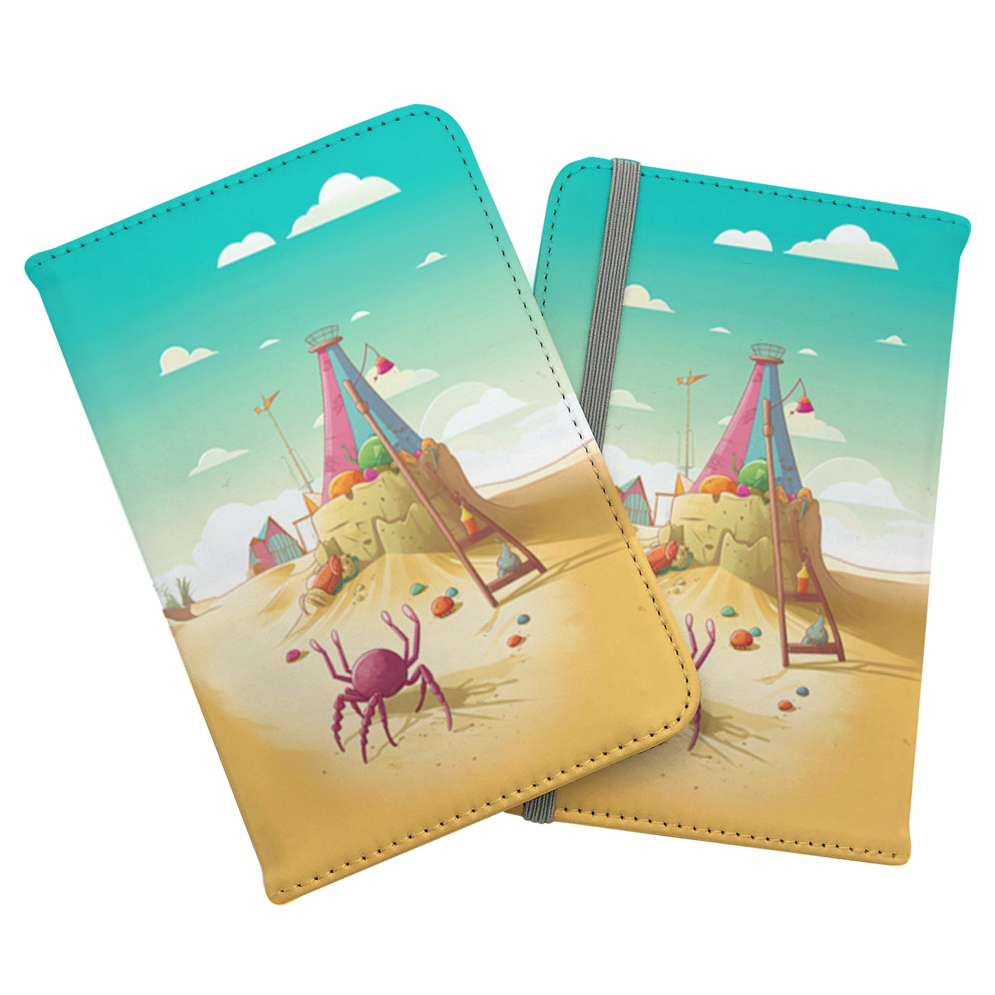 Crab On A Beach Holiday Passport Cover