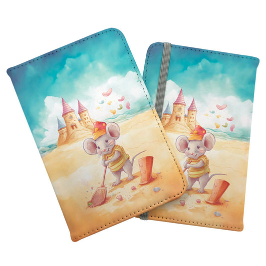 Mouse On A Beach Holiday Passport Cover