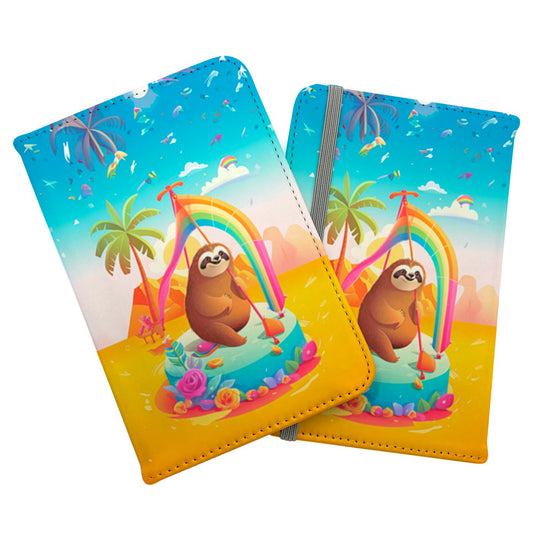 Sloth On A Beach Holiday Passport Cover