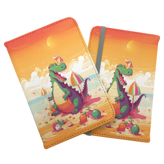 Crocodile On A Beach Holiday Passport Cover