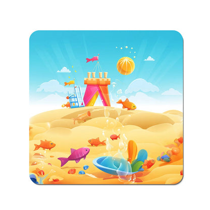 Fishes On A Beach Holiday Coasters