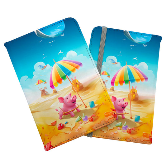 Pig On A Beach Holiday Passport Cover