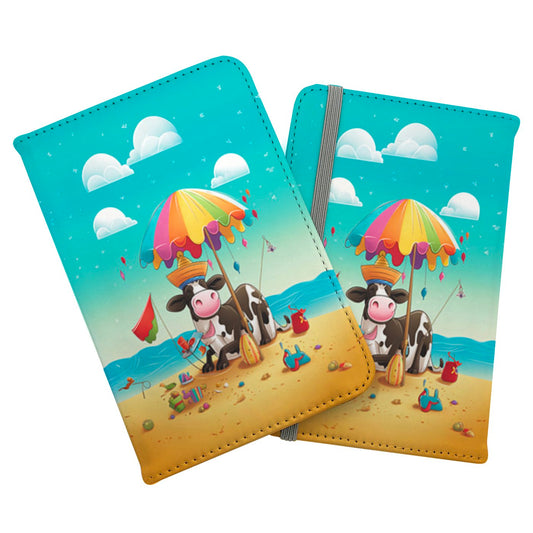 Cow On A Beach Holiday Passport Cover