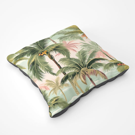 Palm Trees Pattern Floor Cushion