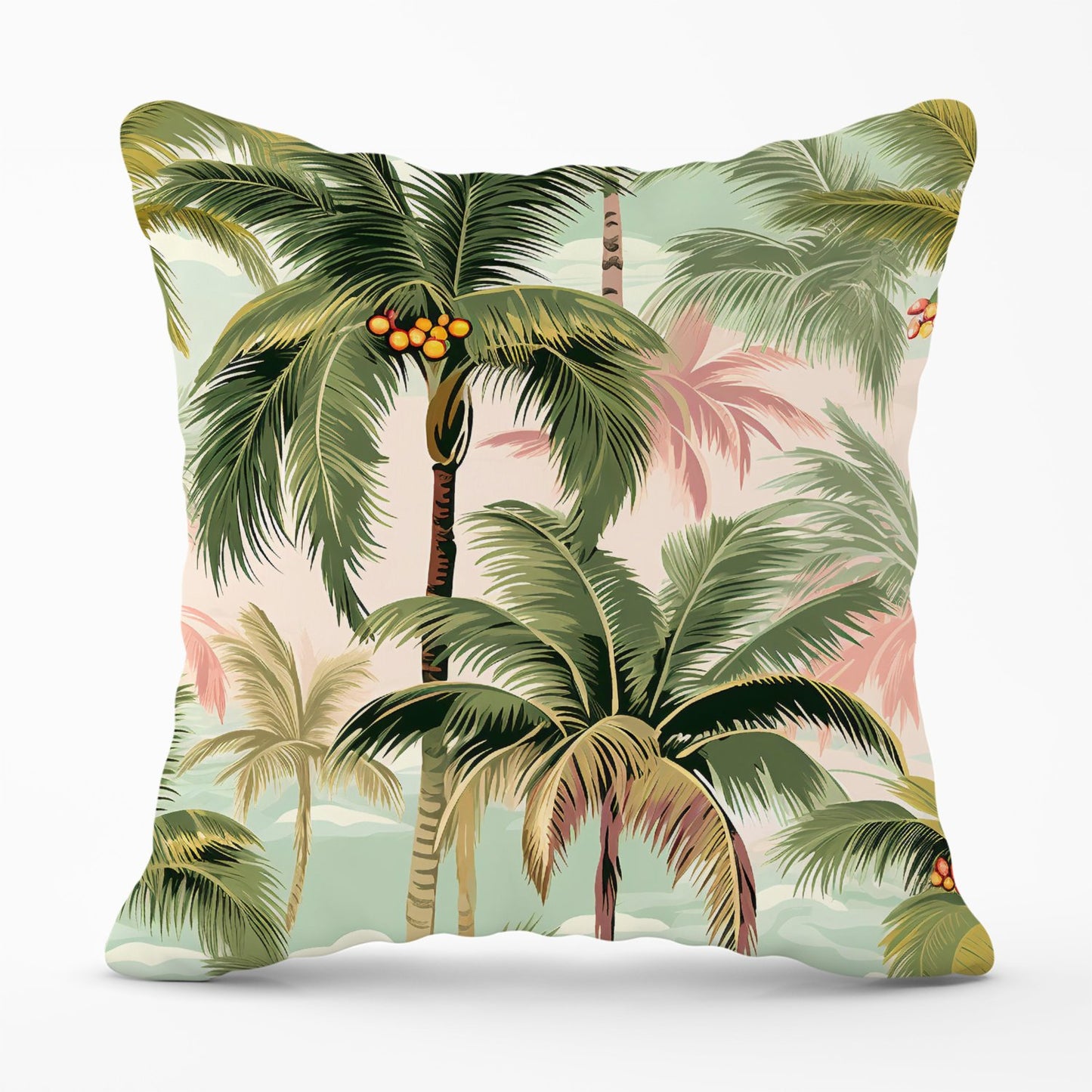 Palm Trees Pattern Outdoor Cushion