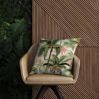 Palm Trees Pattern Outdoor Cushion