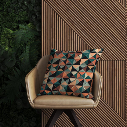 Geometric Print Pattern Outdoor Cushion