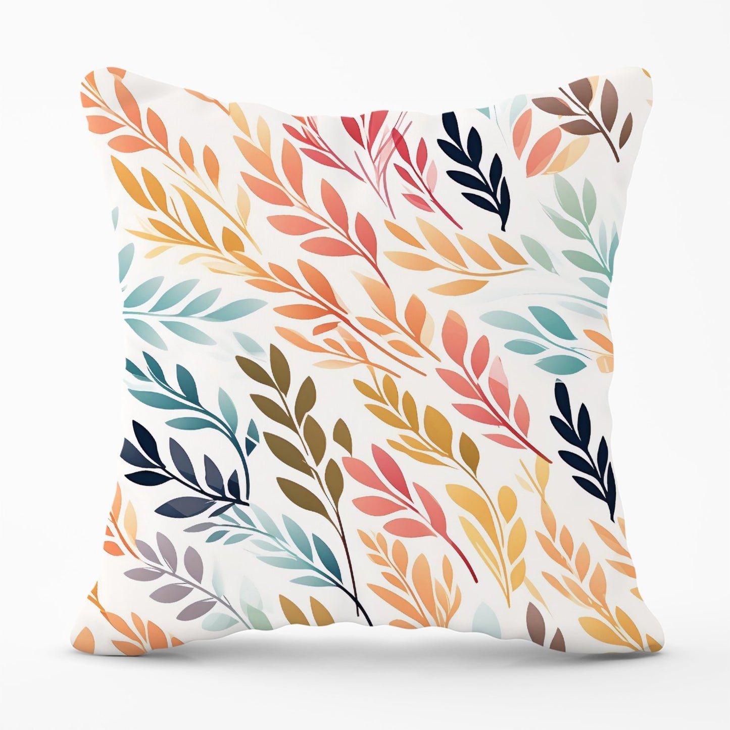 Colouful Sping Leaves Outdoor Cushion