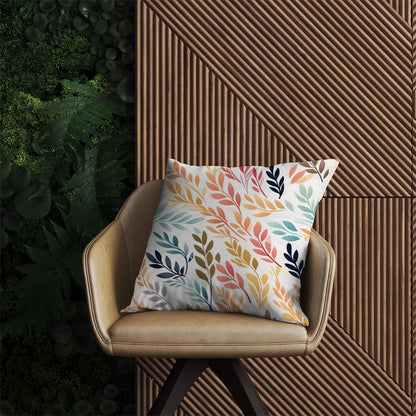 Colouful Sping Leaves Outdoor Cushion