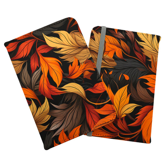 Autumn Leaves Design Passport Cover