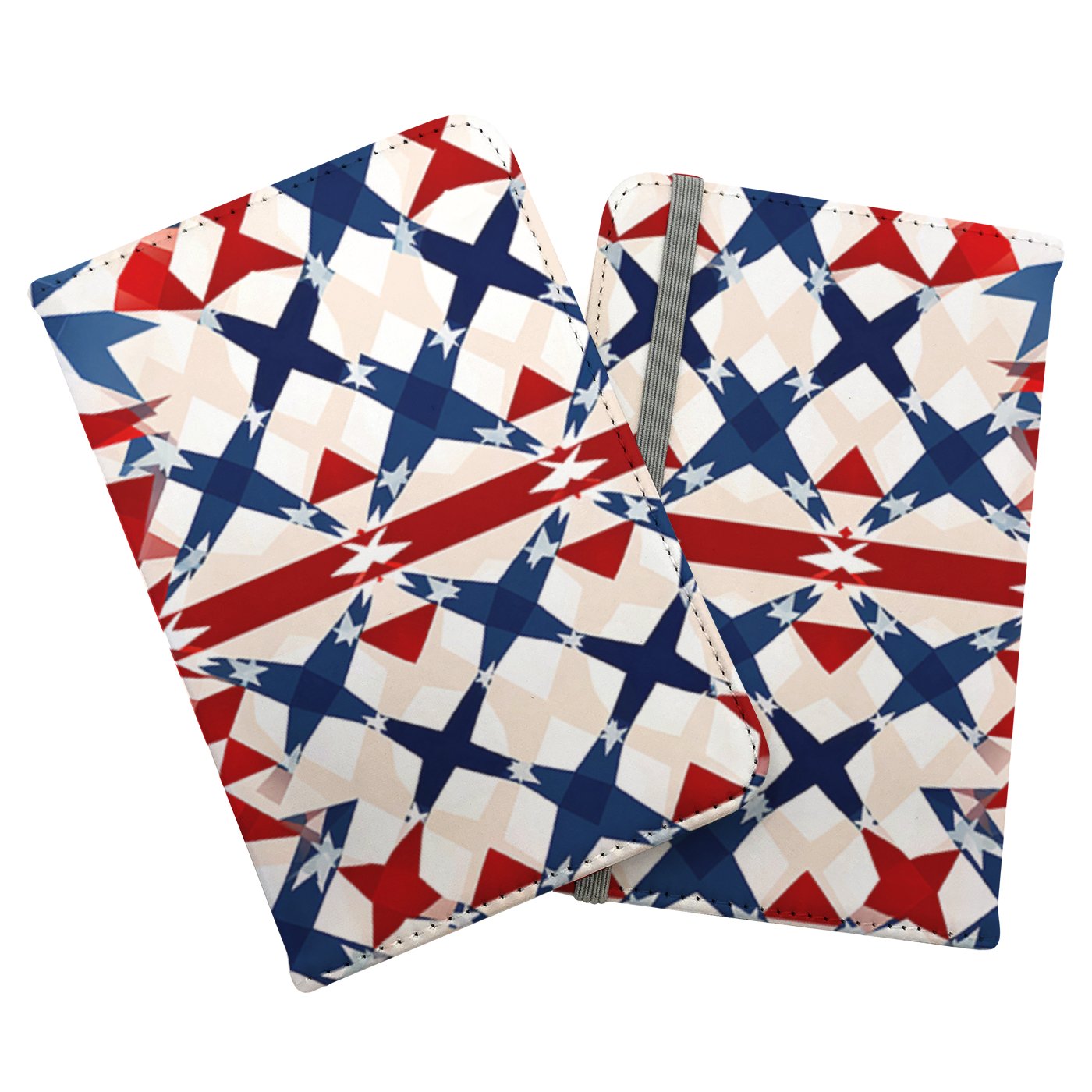 American Flag Abstract Pattern Passport Cover