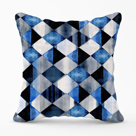 Square Checkered Pattern Outdoor Cushion