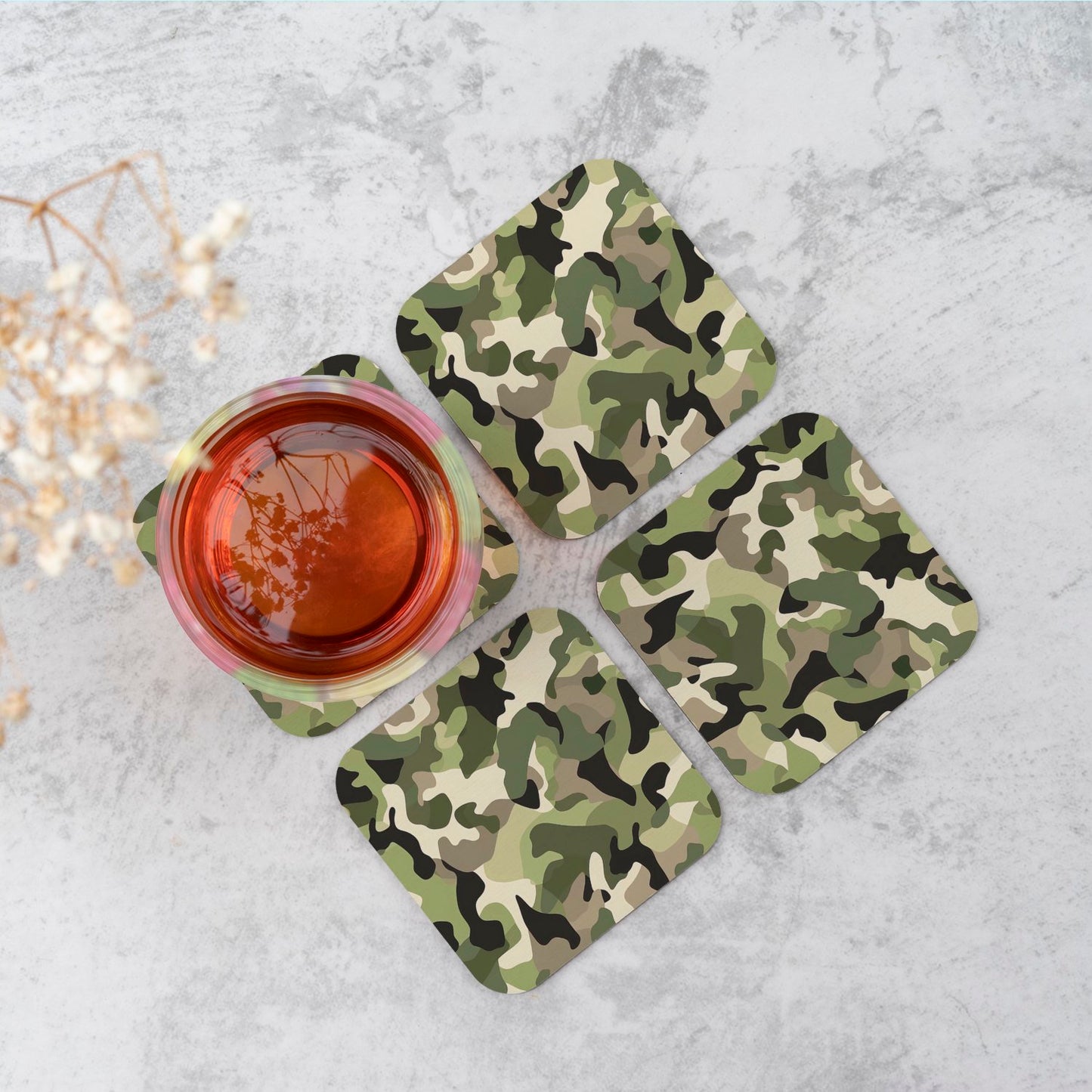 Camouflage Design Coasters