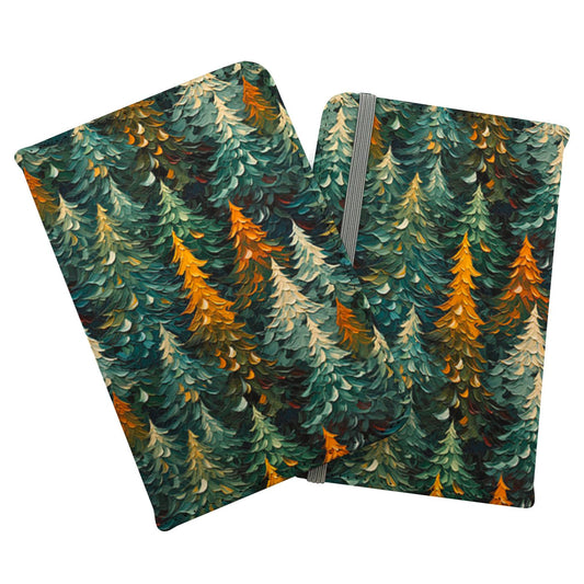 Impasto Style Christmas Trees Passport Cover