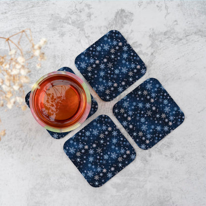 Dreamy And Magical Snowflake Coasters