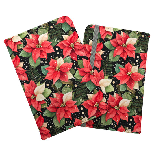 Poinsettia, Watercolor Style Passport Cover