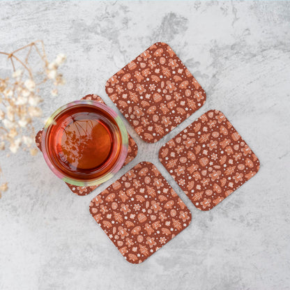 Gingerbread Cookies Coasters