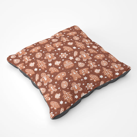 Gingerbread Cookies Floor Cushion