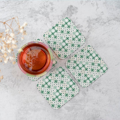 Christmas Quilting Squares Coasters