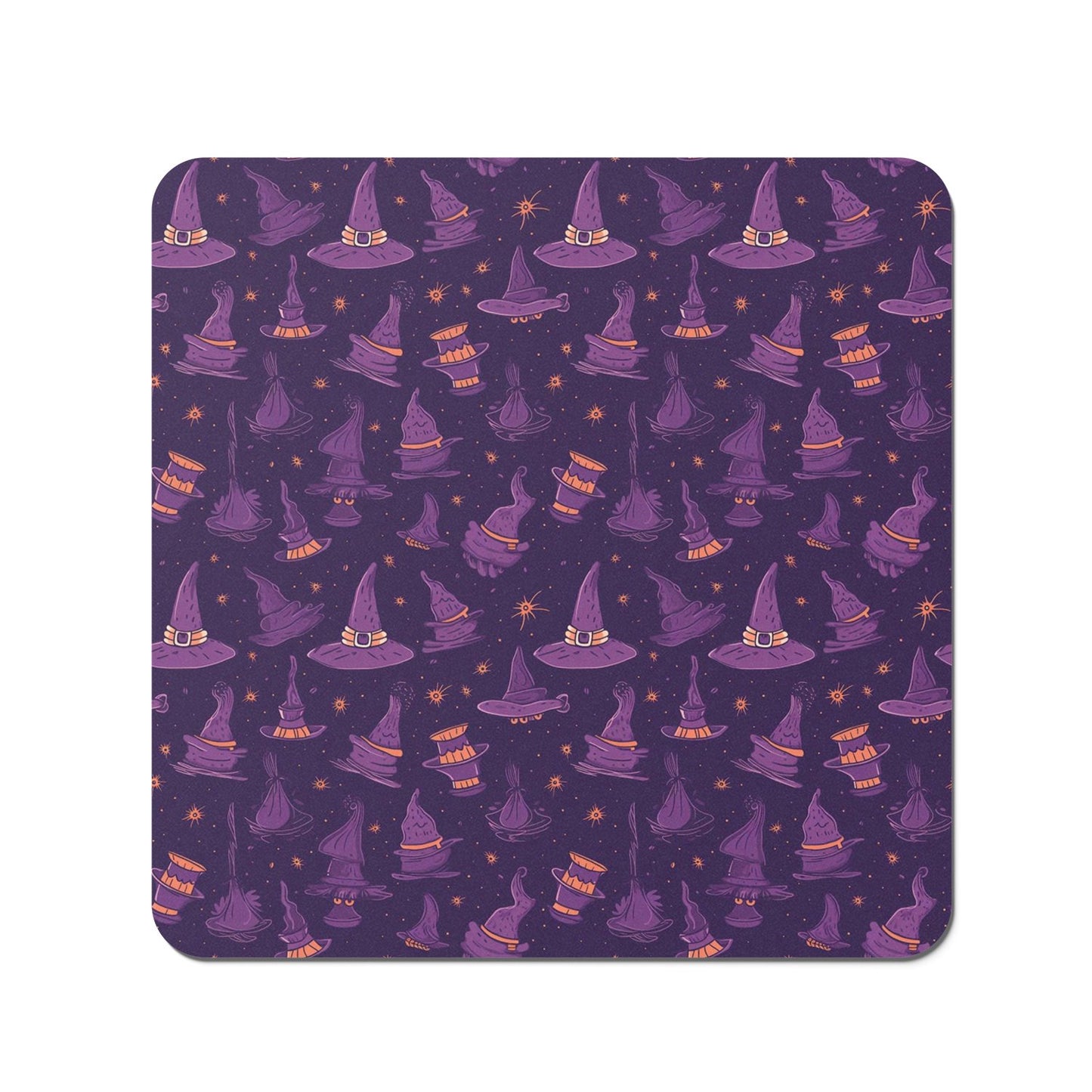 Witch Hats And Broomsticks Coasters