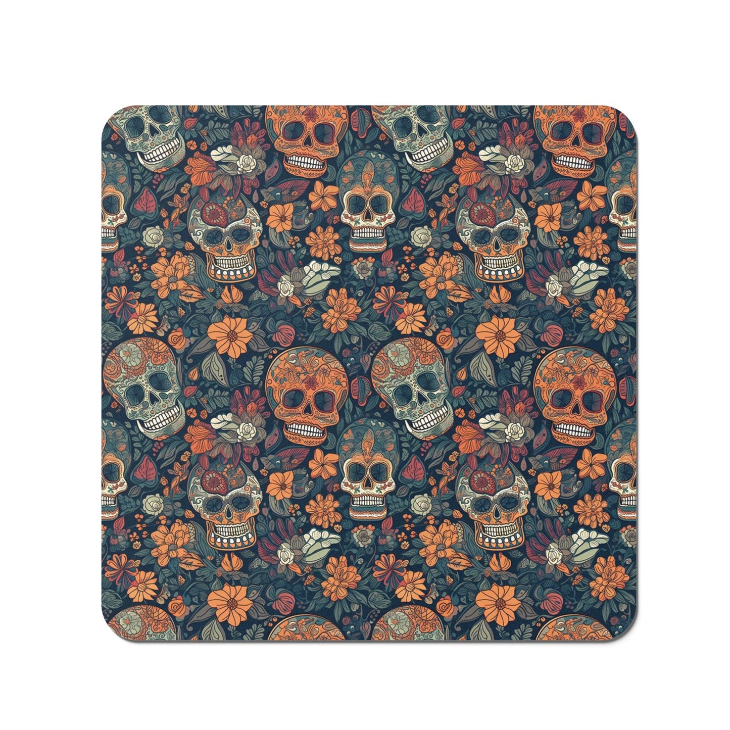 Dia De Los Muertos Skulls Coasters